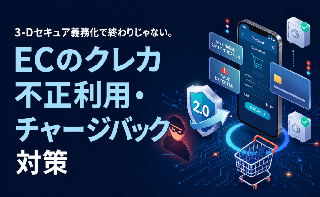 3-Dセキュア義務化で終わりじゃない。ECのクレカ不正利用・チャージバック対策の最新実務
