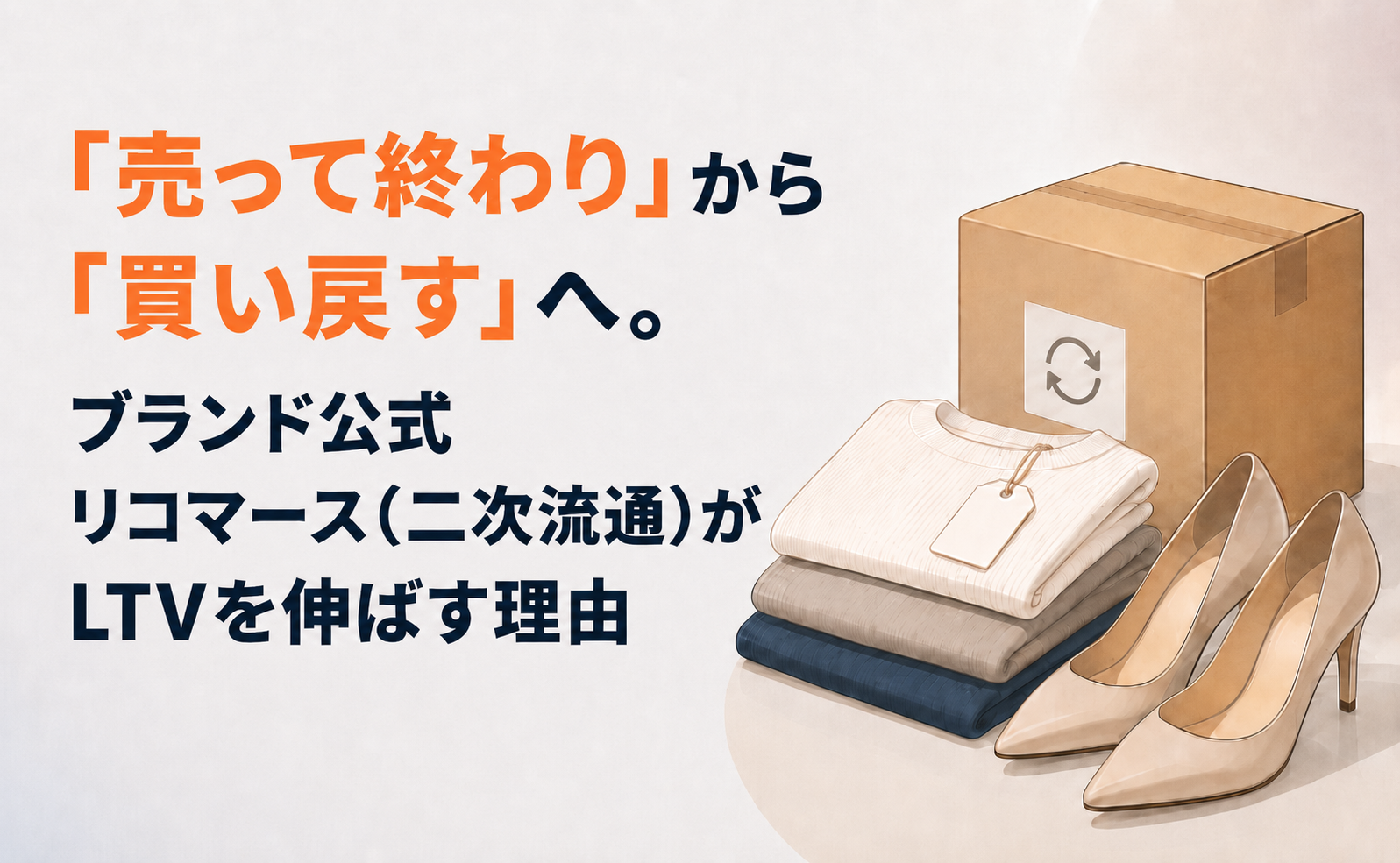 「売って終わり」から「買い戻す」へ。ブランド公式リコマース（二次流通）がLTVを伸ばす理由